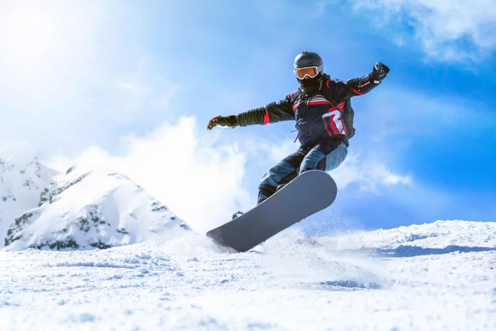 snowboarder in bansko digital nomad deestination